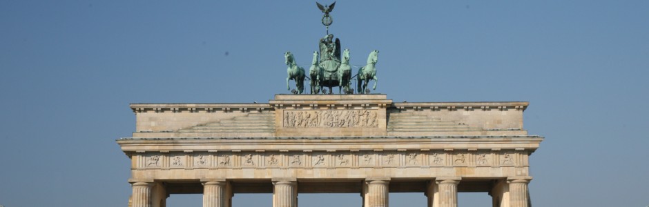 The Brandenburger Tor in Berlin